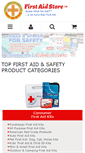Mobile Screenshot of first-aid-store.com